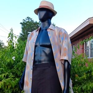 BASSIRI UOMO MEN'S LUXURY SUMMER BUTTON DOWN SHIRT (USA)